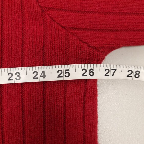 The North Face Mens Wool Crew Neck Long Sleeve Sweater Size XXL Red - Picture 3 of 6